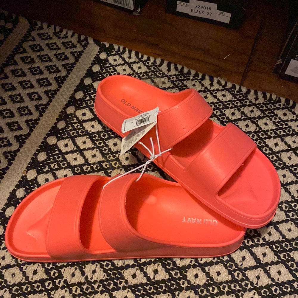 Hot Pink Old Navy Slides - NEVER WORN
